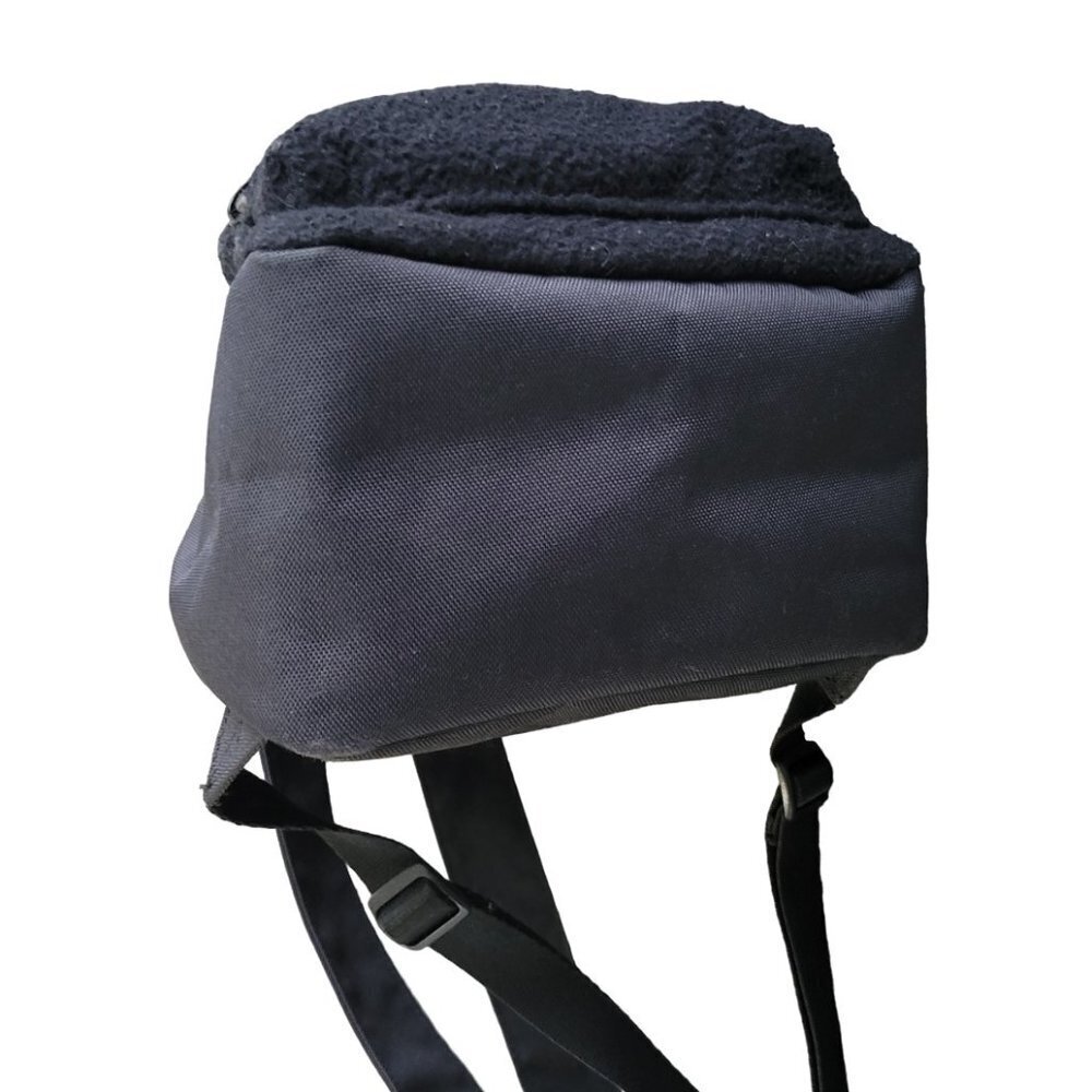 HERSCHEL Nova Mini Sherpa Black Fleece Backpack - Picture 3 of 8